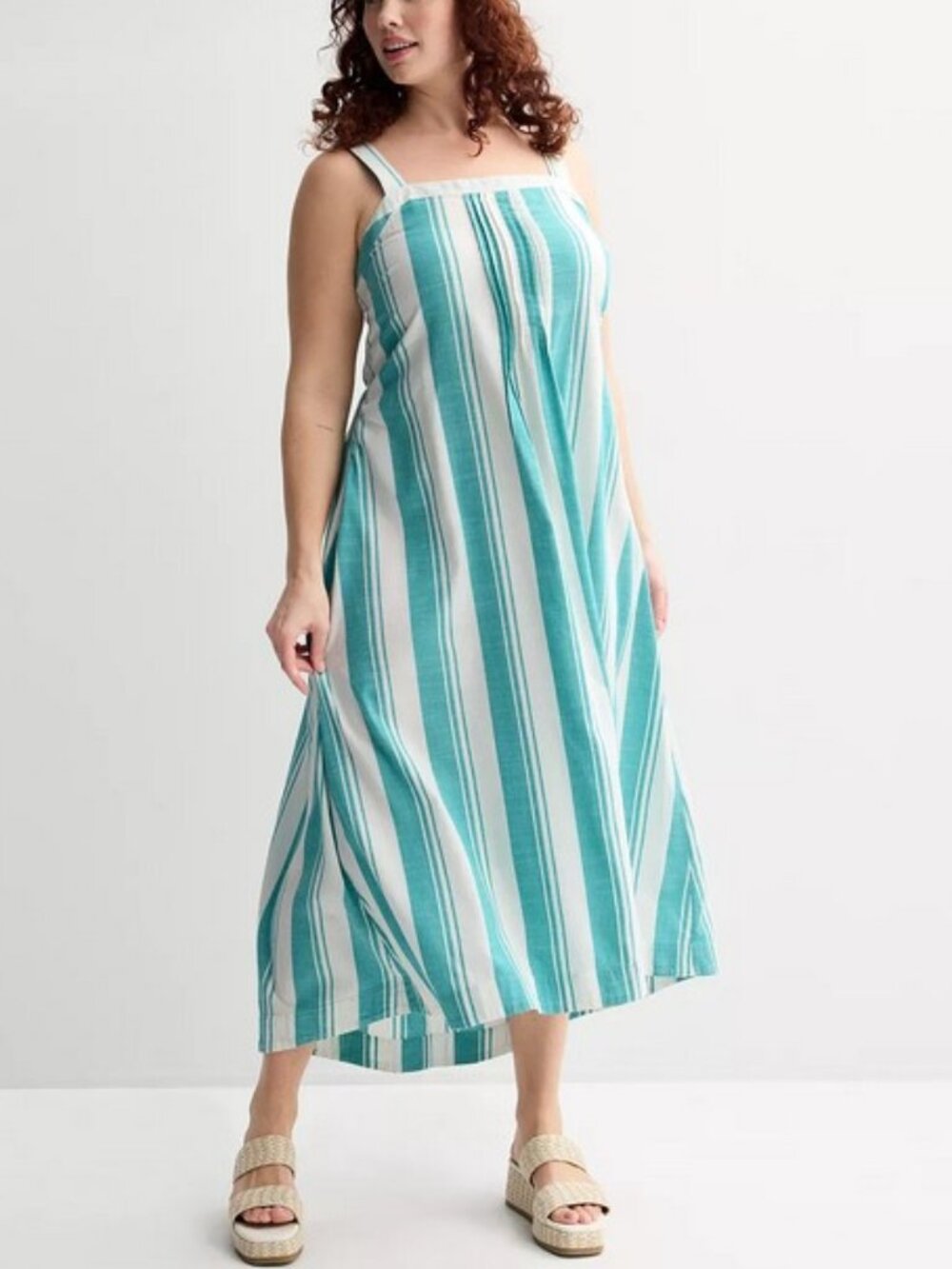 Sonoma Pintuck Tank Maxi Dress 2X